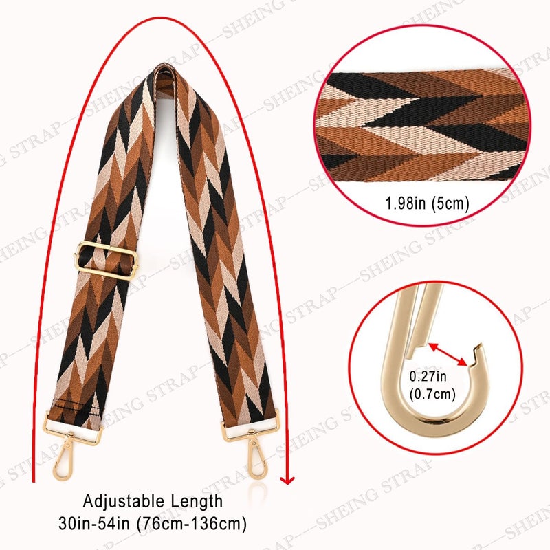 Shein Purse Strap Replacement Crossbody Handbag Shoulder Strap Adjustable - Image 5